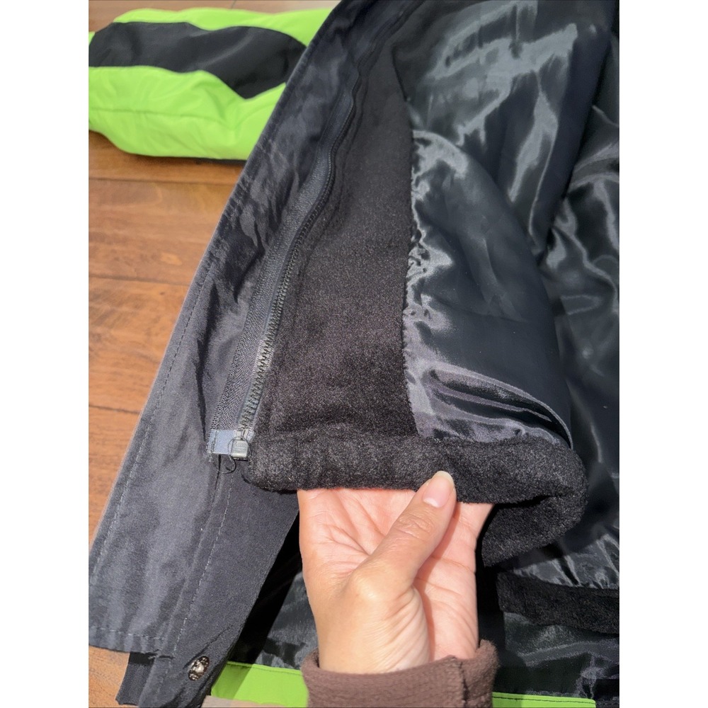 XL Vintage Kawasaki Monster Energy Racing 2 Piece Jacket & Fleece Sweater Zip up - Picture 12 of 16